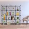 Wire Cube Storage Metal Closet Organizer Bookcase Cabinet Wardrobe Storage Shelves
